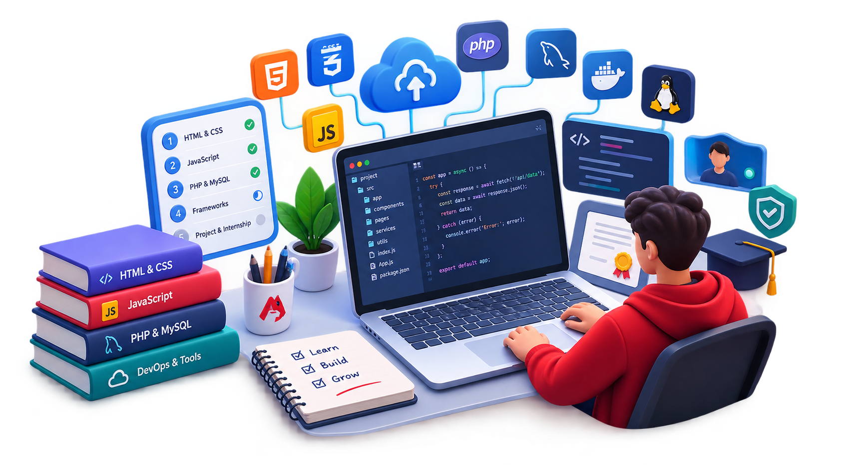 Internships & Full Stack